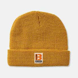 Brixton Builders Waffle Knit Beanie - Bright Gold