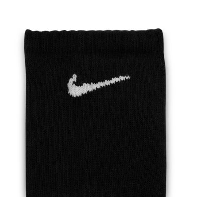 Nike 7678 - 100 Everyday Lightweight No Show Socks (3Pair) - 010 Black