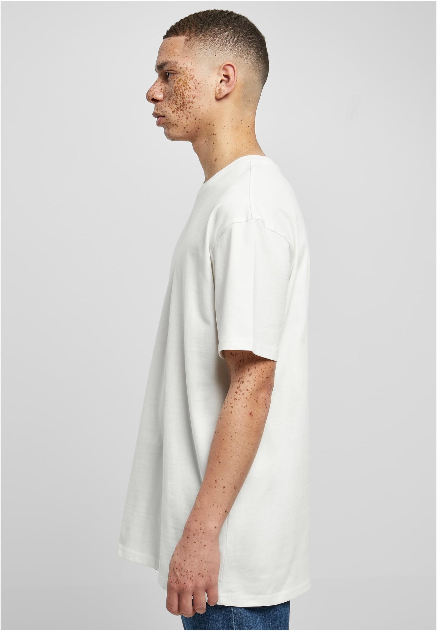 YO-C BY 102 Heavy Oversized Blank T-Shirt - Blanc White