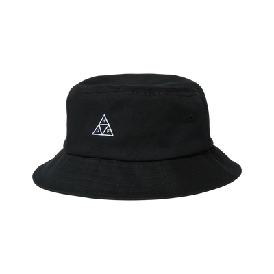 Huf Set Triple Triangle Bucket Hat - Black