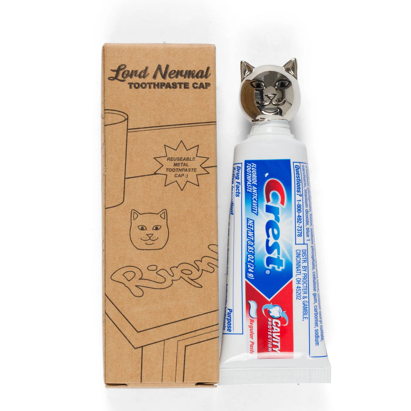 RIPNDIP Lord Nermal Metal Toothpaste Cap - Silver