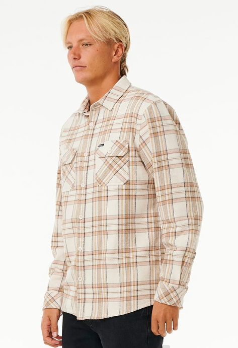 RipCurl Griffin Flanell Hemd - Bone