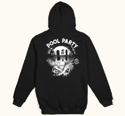 The Dudes Pool Party Hood - Black