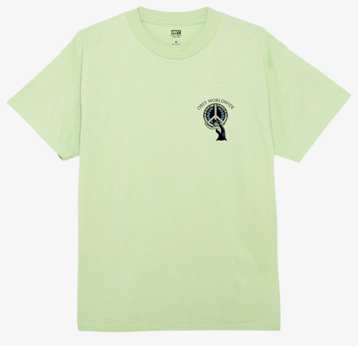 Obey PEACE DELIVERY CLASSIC T-SHIRT - Cucumber