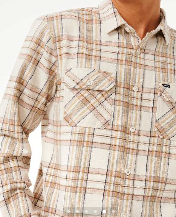 RipCurl Griffin Flanell Hemd - Bone