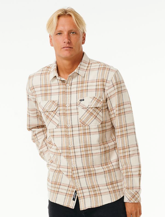 RipCurl Griffin Flanell Hemd - Bone