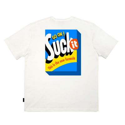 The Dudes Suck It Heavyweight T-Shirt - Off-White