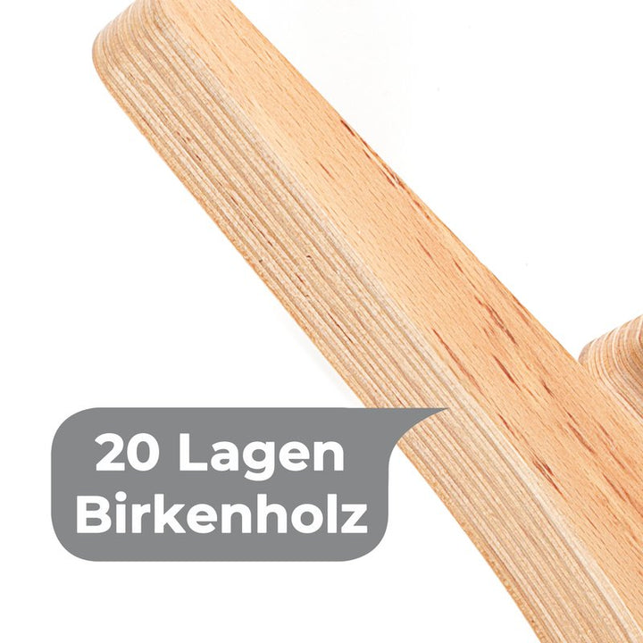 Jucker Hawaii Longboard /  Skateboard / Balanceboard / Snowboard / Wakeboard Wandhalterung Set WOOD