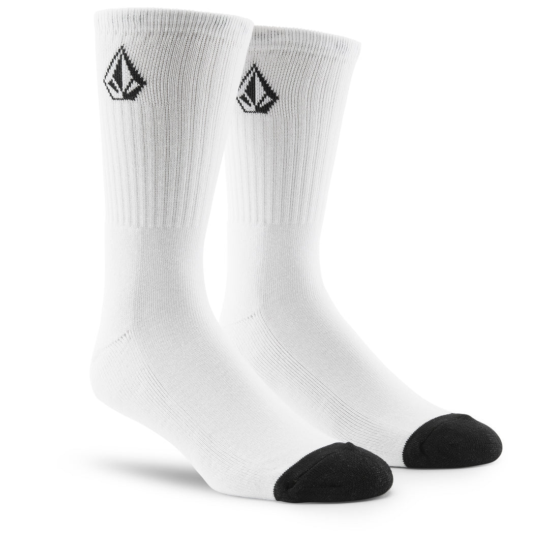 Volcom Full Stone Socks  3 Pairs - White