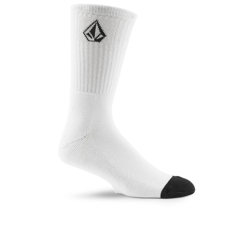 Volcom Full Stone Socks  3 Pairs - White