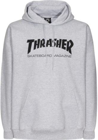 Thrasher Skate Mag Hood - grey mottled