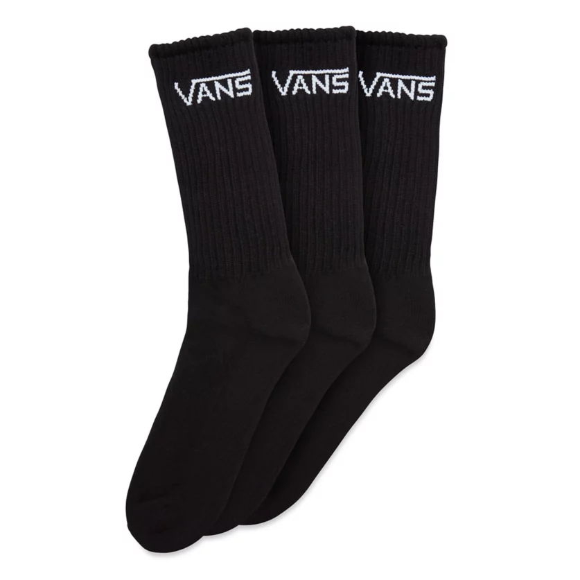 Vans Classic Crew Socks (3 Pair) - black