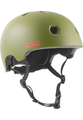 TSG Meta Solid Colors Helmet - satin olive