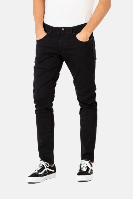 Reell Spider Slim Tapered Fit Jeans - black