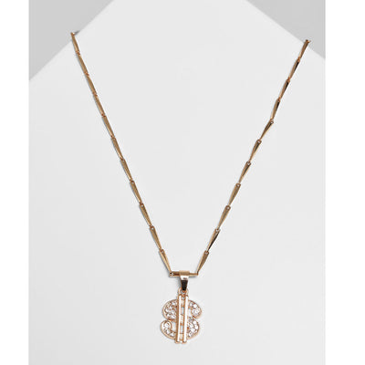 Urban Classics Small Dollar Necklace - gold