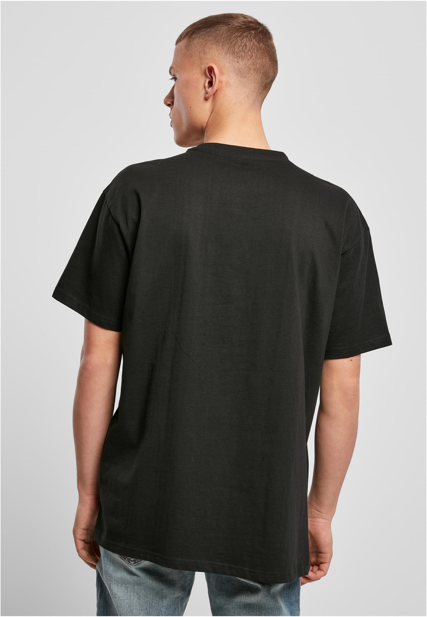 YO-C BY 102 Heavy Oversized Blank T-Shirt - Black