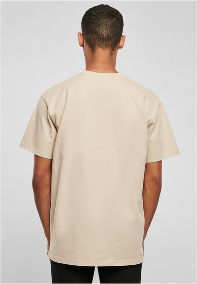 YO-C BY 102 Heavy Oversized Blank T-Shirt - UBeige