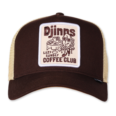 Djinns HFT Coffee Trucker Cap - Dark Brown