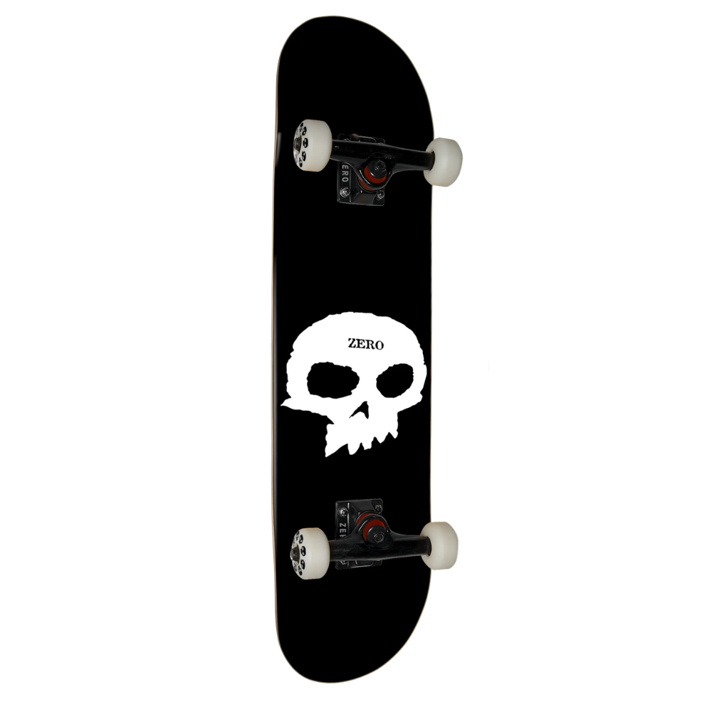 ZERO Team SINGLE SKULL PREMIUM COMPLETE Skateboard 8,0" - Black