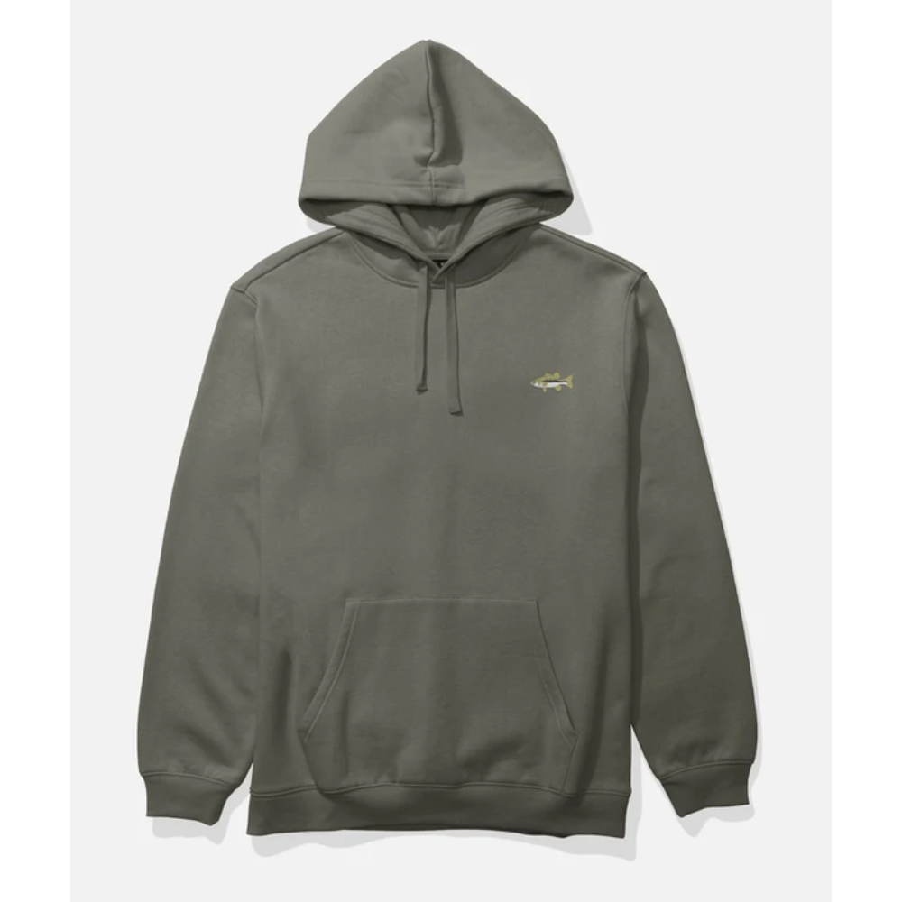 Salty Fishsticks Hoody - Dusty Olive
