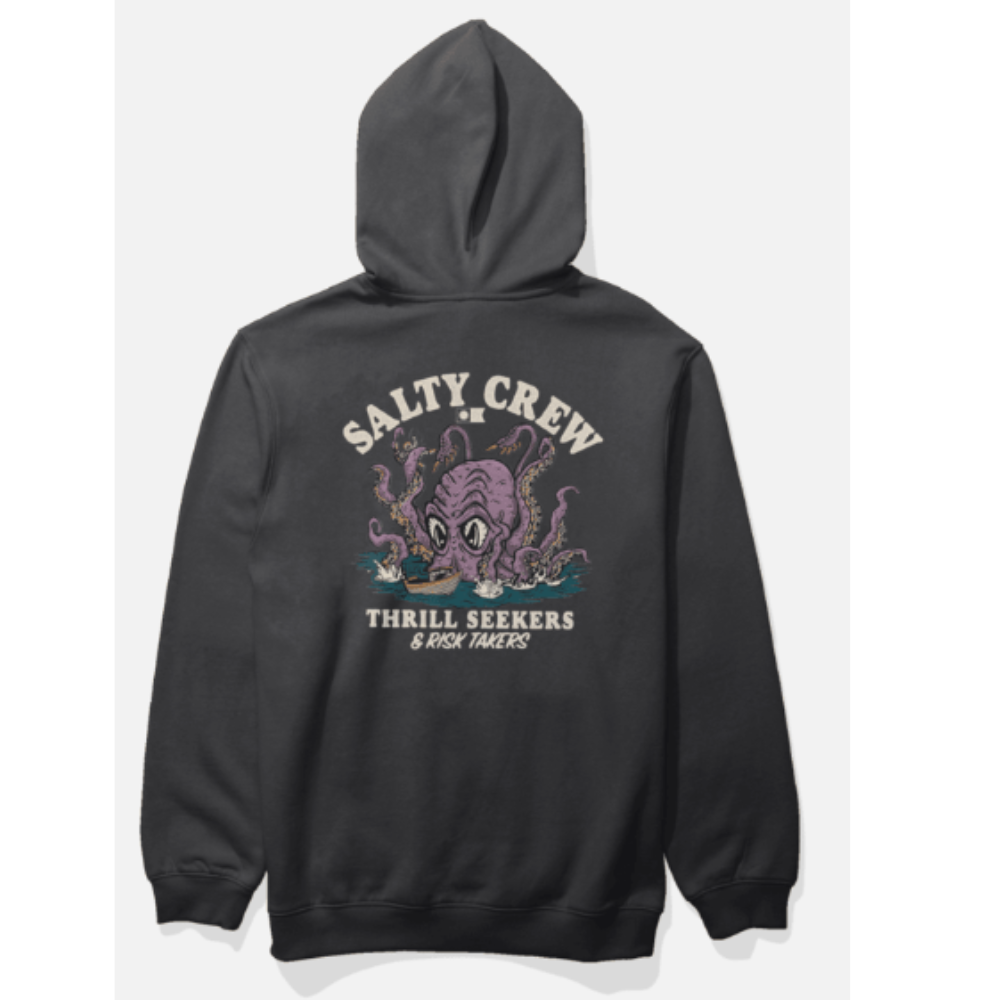 Salty Crew KRAKEN MONST HOODIE - Black