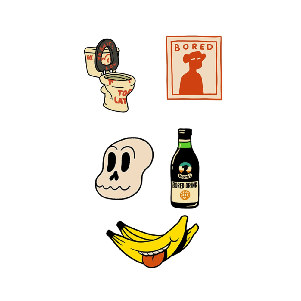 The Dudes Patch Set (5pc.) - Multi