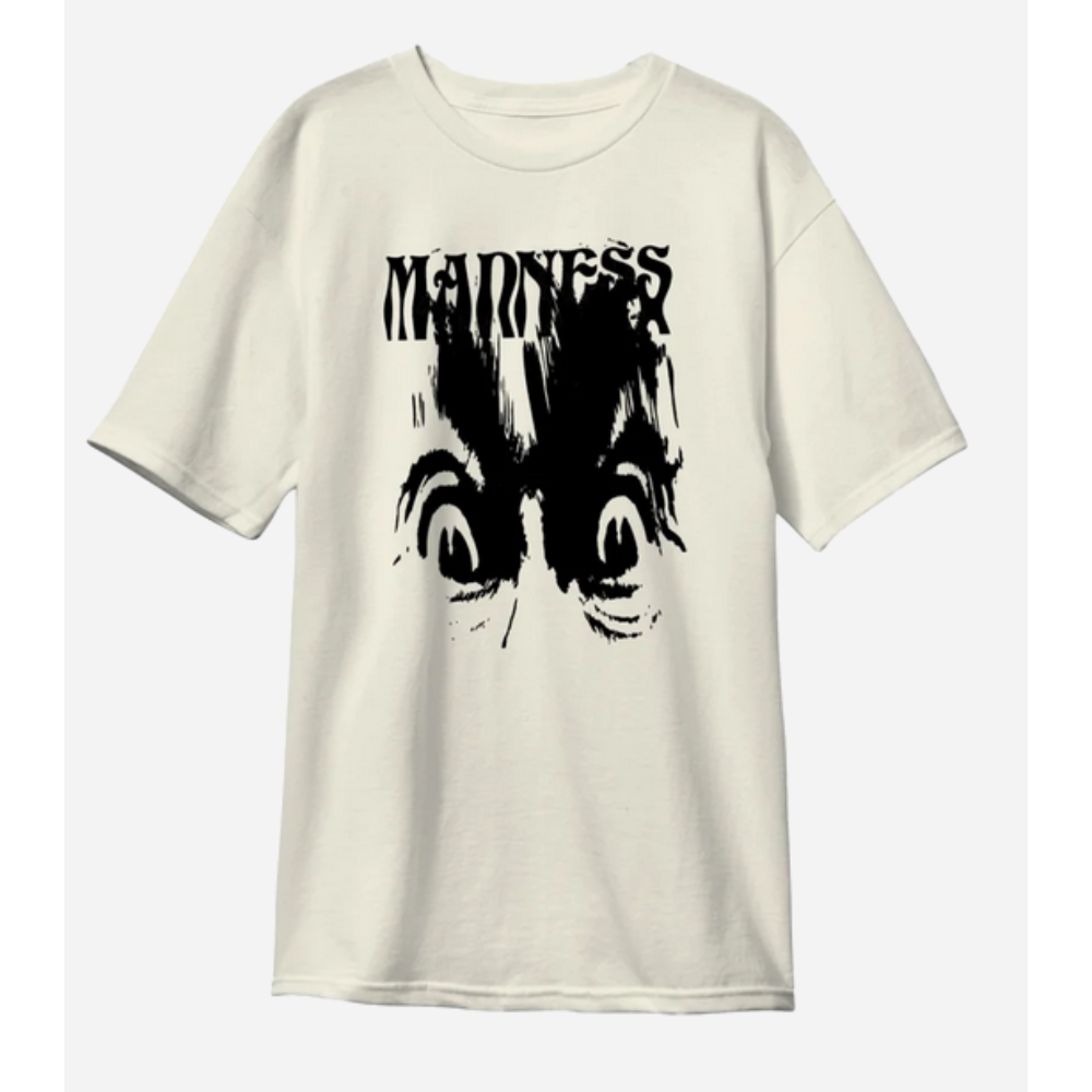 Madness Eye Smear Premium t-Shirt - Bone White