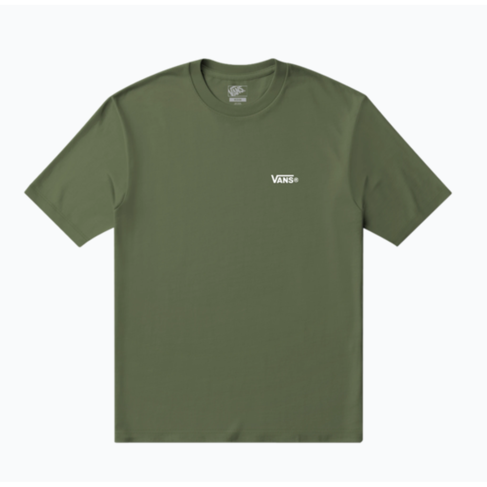 Vans Left Chest II T-Shirt - Grey Kelly Green Grün