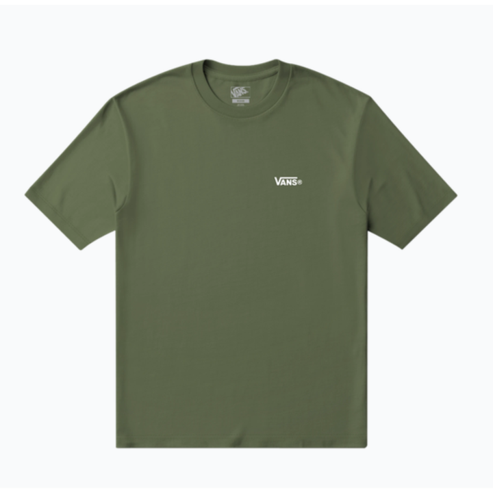 Vans Left Chest II T-Shirt - Grey Kelly Green Grün