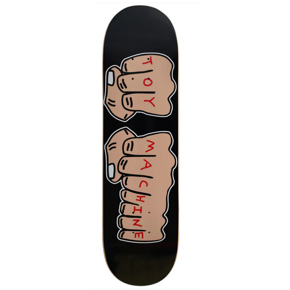 Toy-Machine Fists Skateboard Deck 8,0" - Black