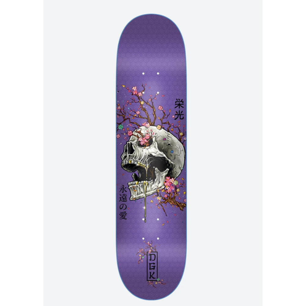 DGK Ancestry Purple Skateboard Deck - 8.38 lila