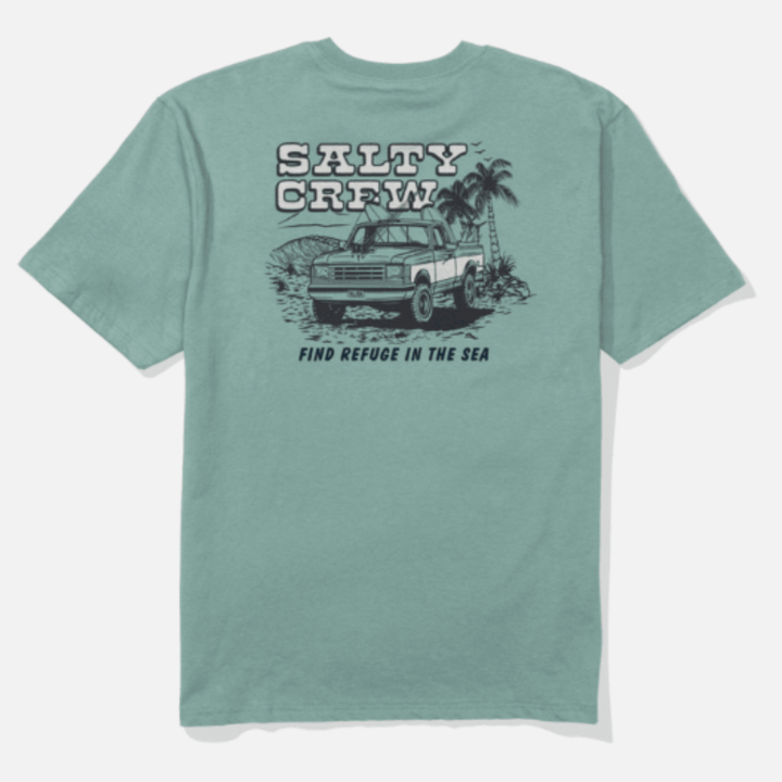 Salty Crew Truck Stop Classic Tee - Mackerel