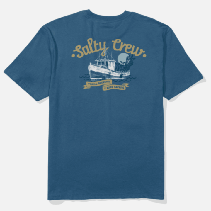 Salty Crew Hauler Classic Tee - Cast Blue