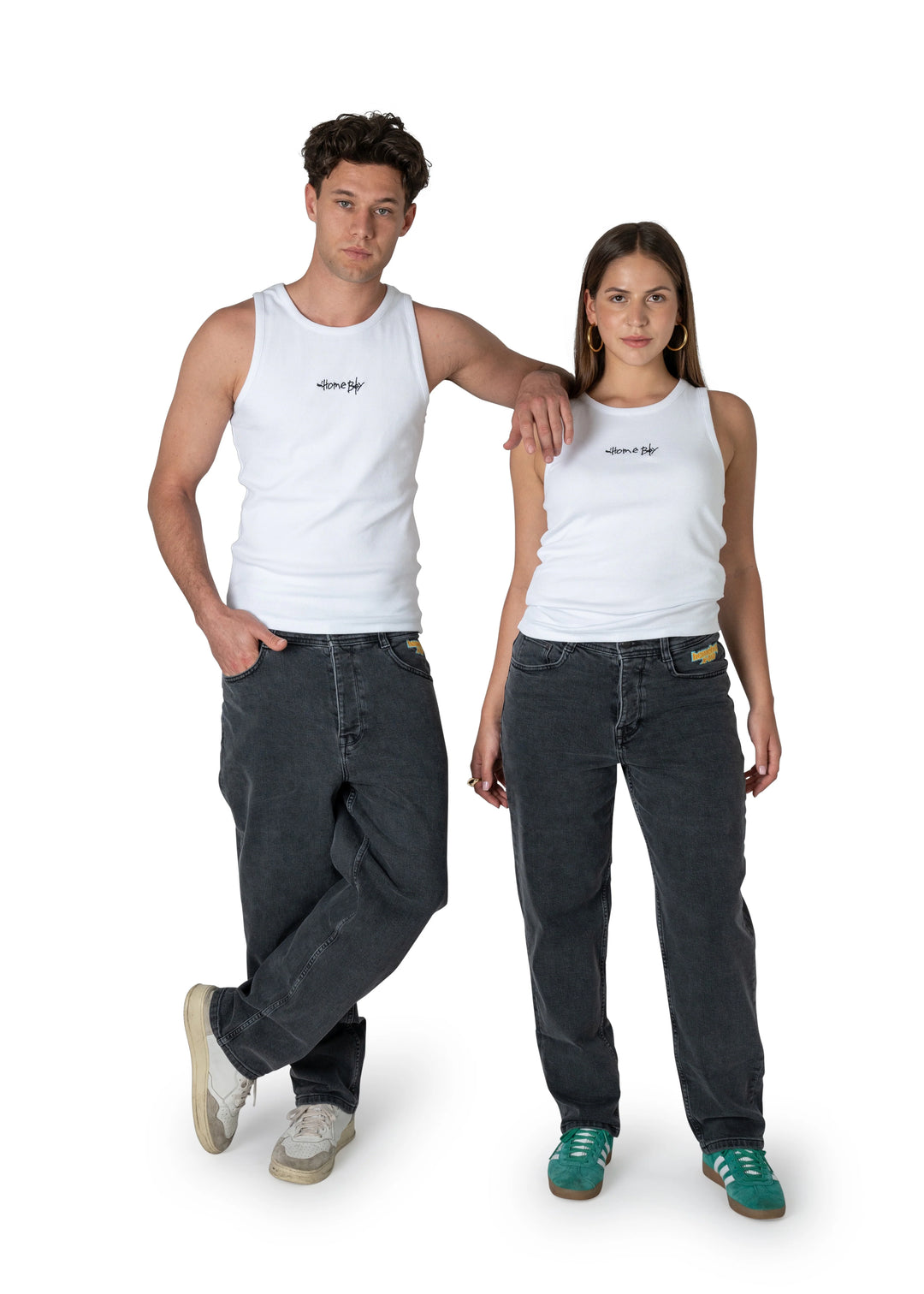 Homeboy x-tra BAGGY Jeans - Washed Grey