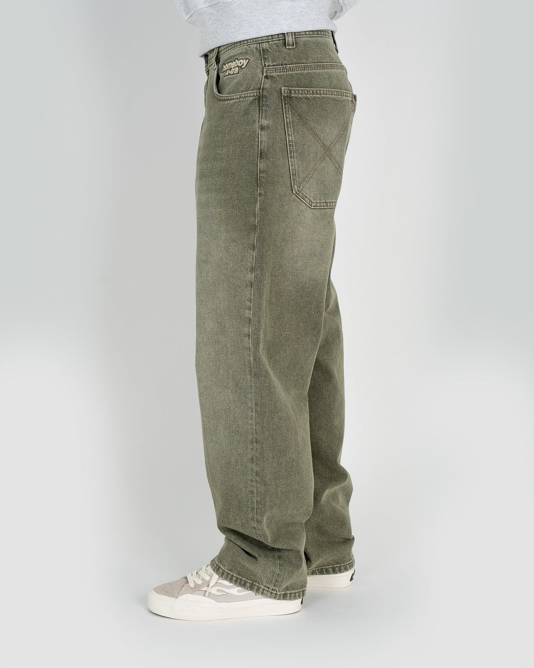HomeBoy  Monster  x-tra BAGGY Dye Denim - WASHED GREEN