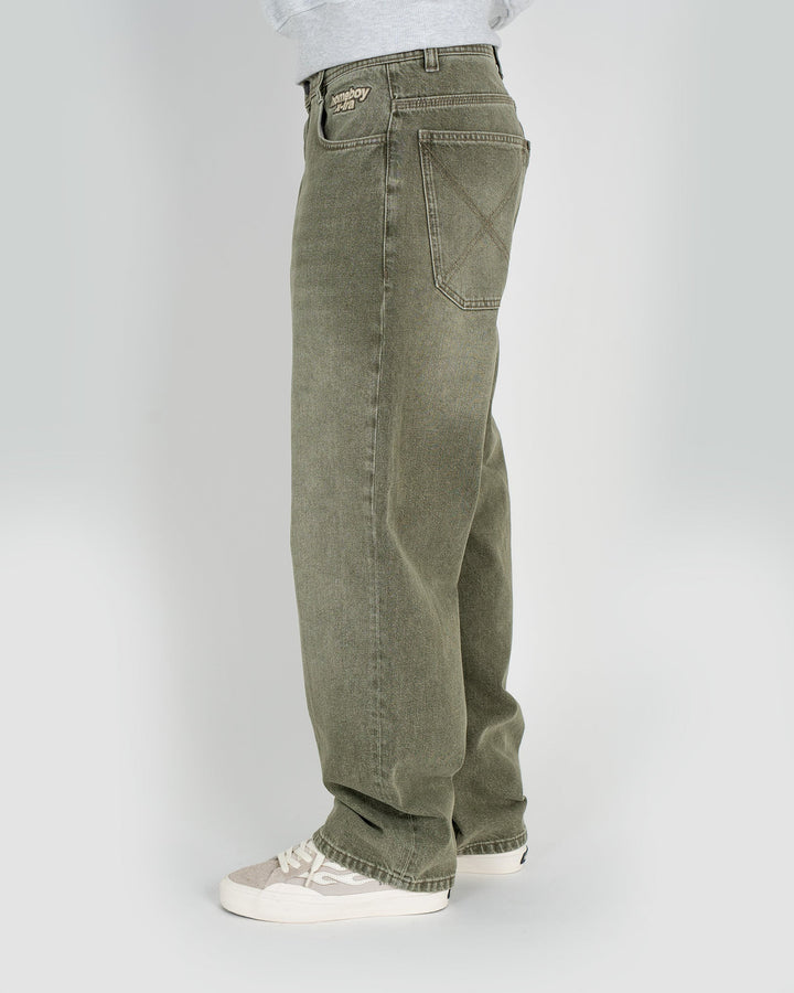 HomeBoy x-tra BAGGY Dye Denim - WASHED GREEN