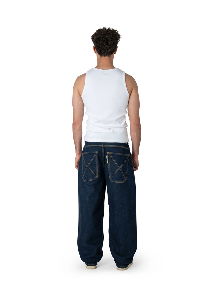 Homeboy x-tra MONSTER Baggy Jeans Denim - Indigo Blue
