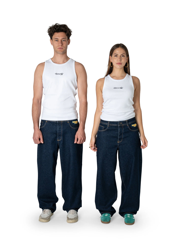 Homeboy x-tra MONSTER Baggy Jeans Denim - Indigo Blue