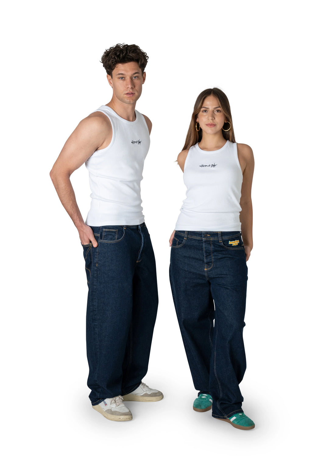 Homeboy x-tra MONSTER Baggy Jeans Denim - Indigo Blue