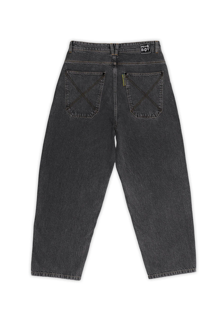 Homeboy x-tra MONSTER Baggy Jeans Denim - Washed Grey