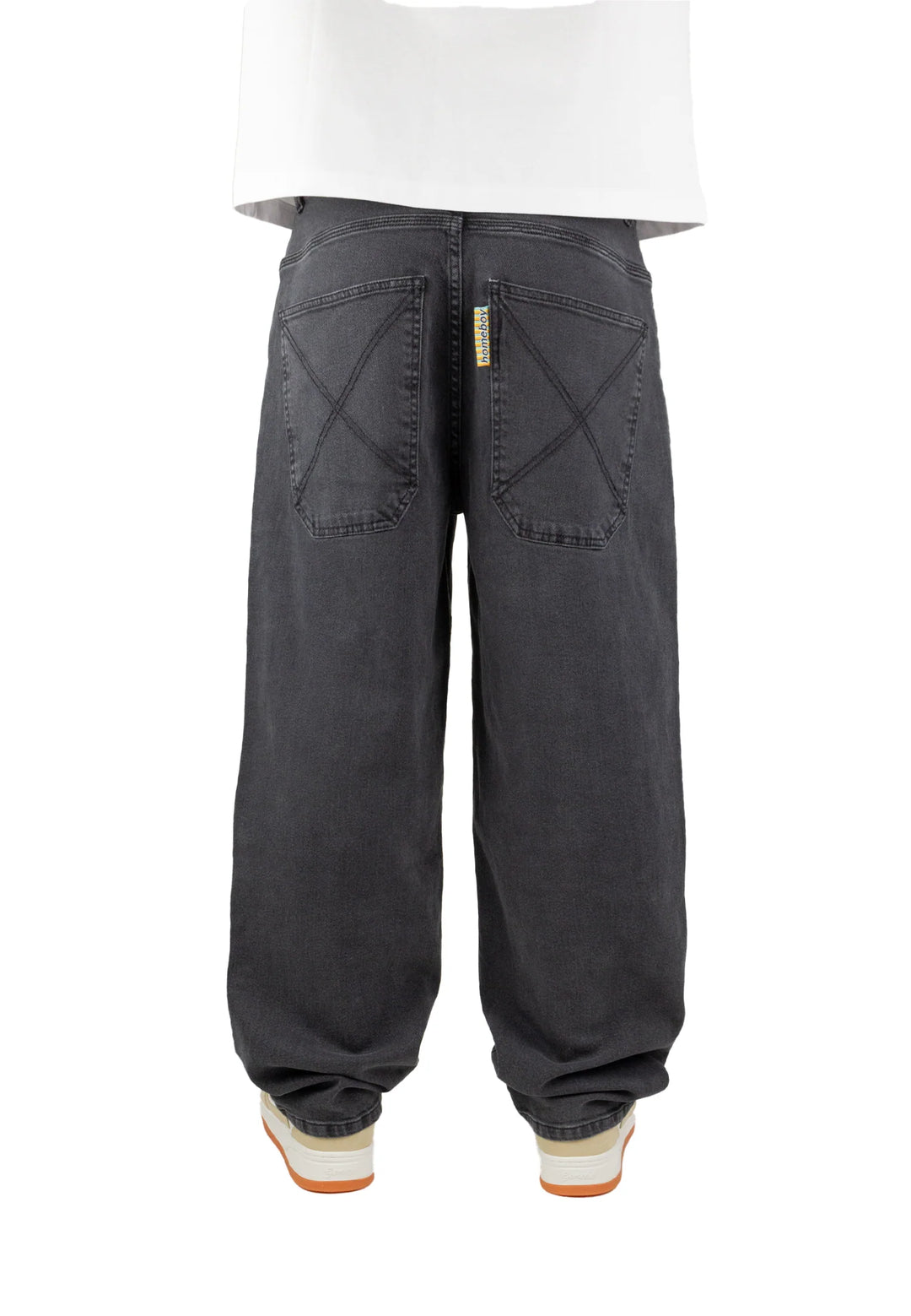 Homeboy x-tra MONSTER Baggy Jeans Denim - Washed Grey