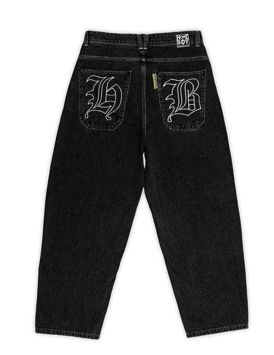 Homeboy x-tra MONSTER GOTHIC Baggy Jeans Denim - Washed Black