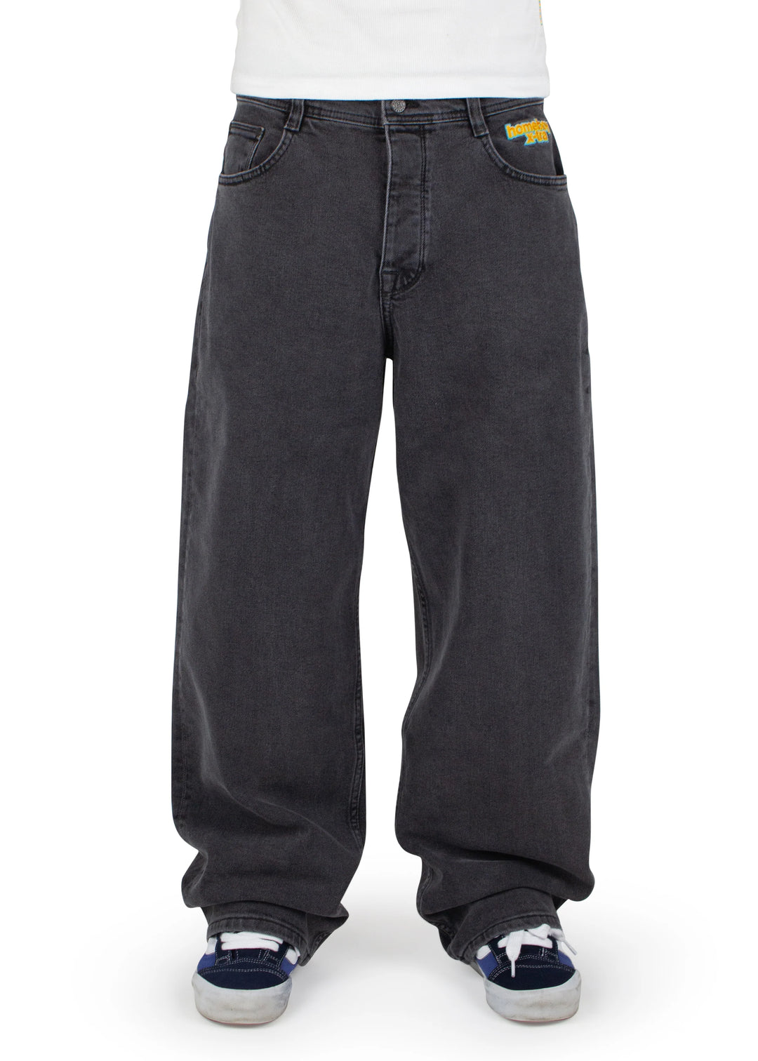 Homeboy x-tra MONSTER GOTHIC Baggy Jeans Denim - WASHED GREY