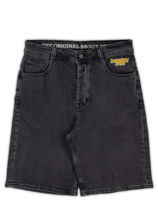 Homeboy x-tra BAGGY Shorts - Washed Grey