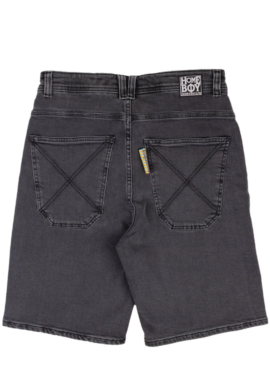 Homeboy x-tra BAGGY Shorts - Washed Grey