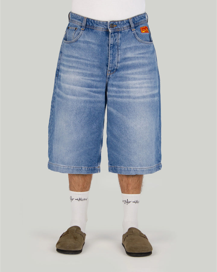 Homeboy x-tra DESPERADO Denim SHORTS VINTAGE BLUE