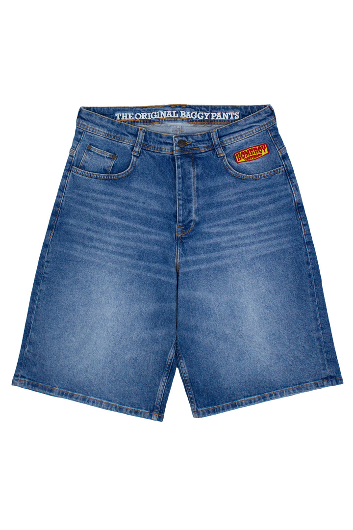 Homeboy x-tra DESPERADO Denim SHORTS VINTAGE BLUE