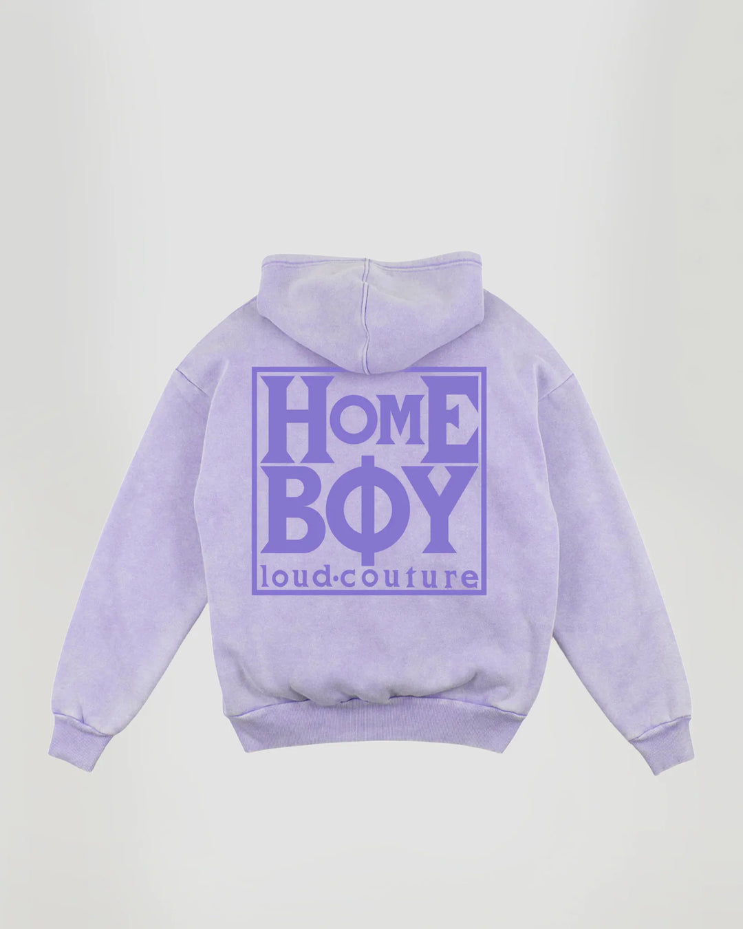 HomeBoy Old School Zip Hooded Jacket - WASHED LILAC