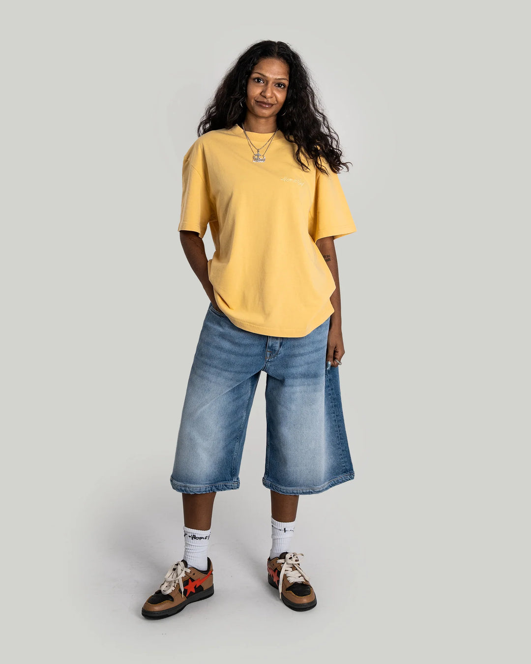 Homeboy x-tra DESPERADO Denim SHORTS VINTAGE BLUE