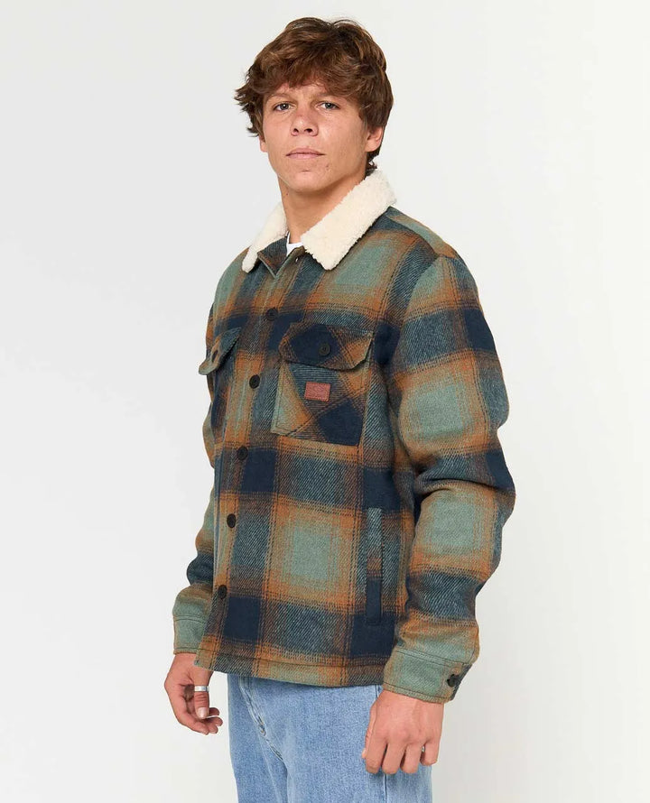 Ripcurl Bells Sherpa Jacke Cactus Green